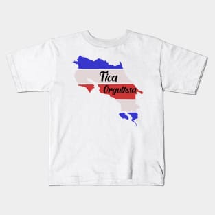 Tica Orgullosa - Latin Pride Collection Kids T-Shirt